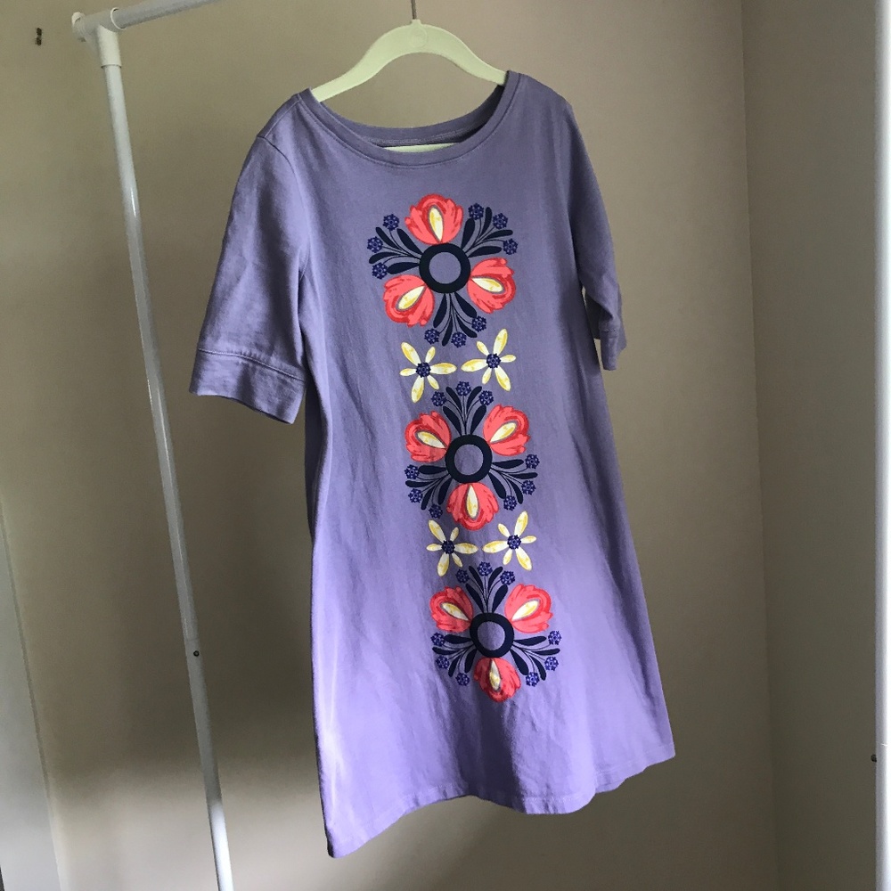Tea Collection Purple Bosta Dress Floral